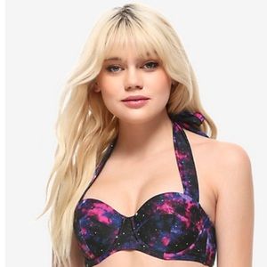 HOT TOPIC Galaxy Bikini Top